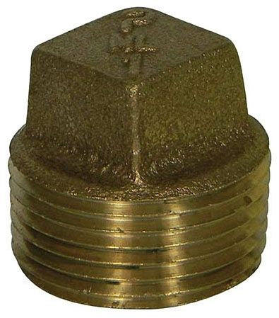 BRF 16-112 1-1/2" BRASS PLUG NL