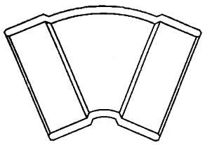 806-114 1-1/4 DWV 45 ELL