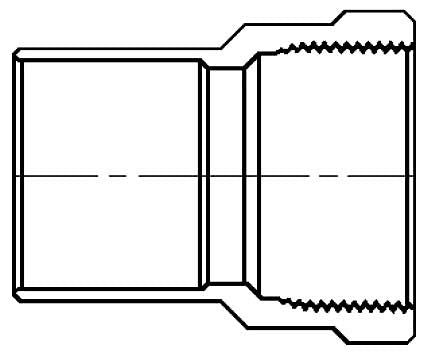 603-212 2-1/2 C X FIP ADAPTER