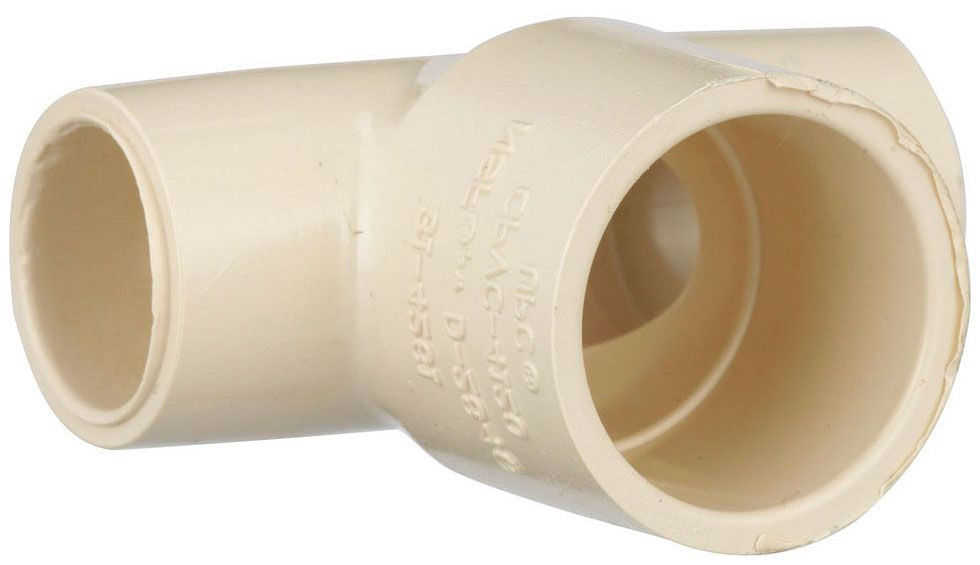 CHA 4711-12X34 1/2X1/2X3/4 CPVC TEE