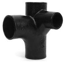 3872-42 4" NO HUB TEE W/2" RH 90