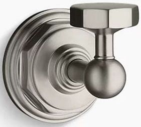 KOH 13113-BN PINSTRIPE ROBE HOOK