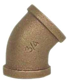 LEG 310-024CP 3/4 45 CHROME ELBOW