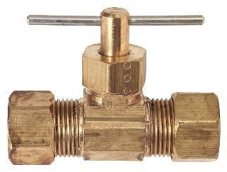 BRC NV105-6X STR NEEDLE VLV 3/8CMP