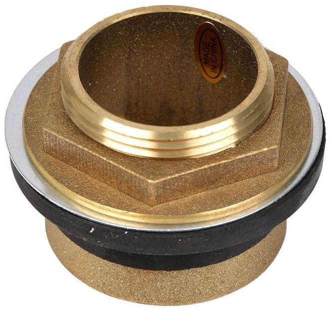 S/D 4029 1-1/4" BRASS CLOSET SPUD