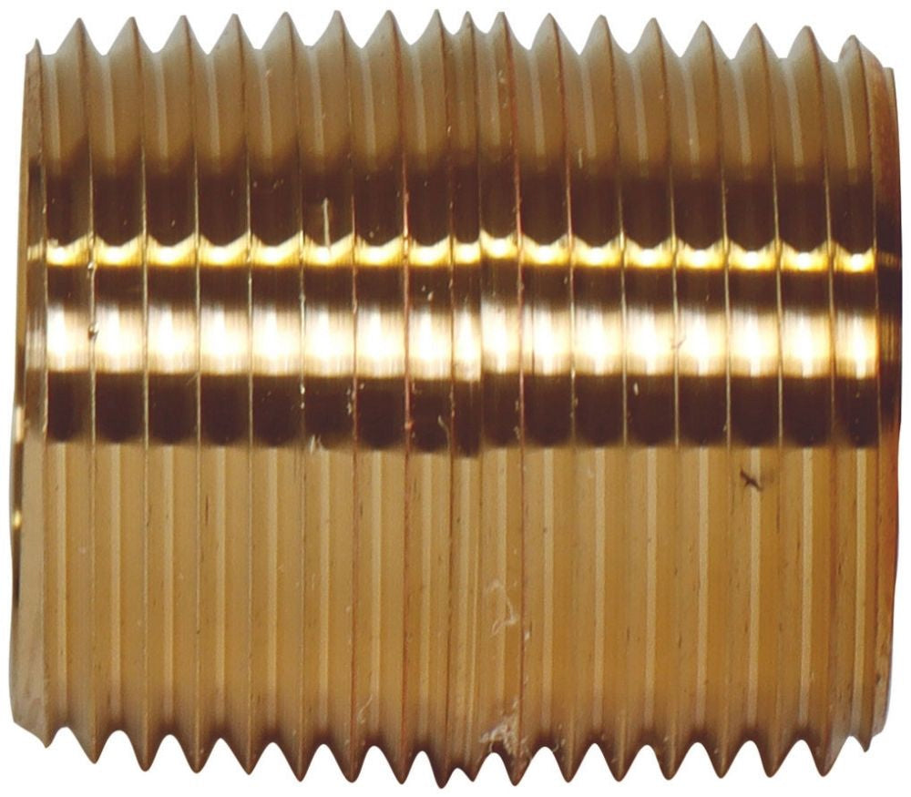 BRN 18XCL 1/8 X CLOSE BRASS NIPPLE