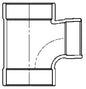 811-2114 2 X 1-1/4 DWV TEE