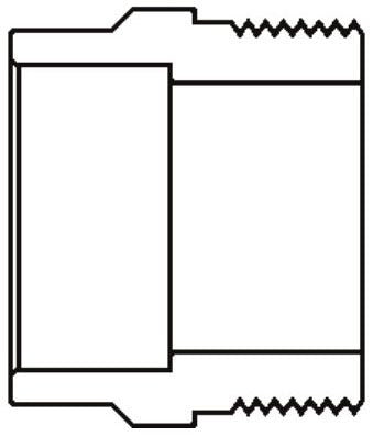 804-114 1-1/4 DWV CXM ADAPTER