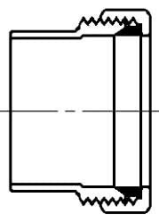 801-2-7-112 1-1/2 COP DWV FTG X SJ