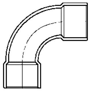 607LT-34 3/4" LONG TURN SWT ELL