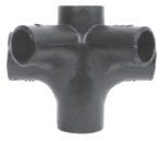 09269 4"SAN CROSS W/2 2" S/O