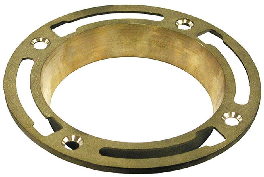 C49-440 9/16 BRASS CLOSET FLANGE #1