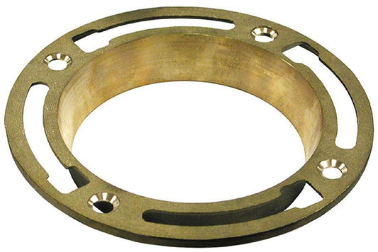 C49-440 9/16 BRASS CLOSET FLANGE #1