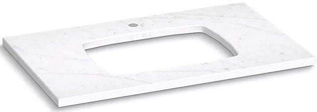 KOH 28252-EST QUARTZ 37 TOP W/ RECT