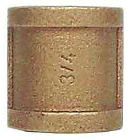 LEG 310-084CP 3/4 CHROME COUPLING