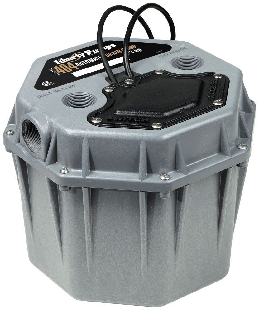 LIB 404 404 DRAIN PUMP PKG 1/3HP