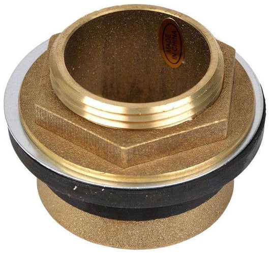 S/D 4029 1-1/4" BRASS CLOSET SPUD