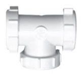 CSC P9679 1-1/2" PP SJ TUBULAR TEE
