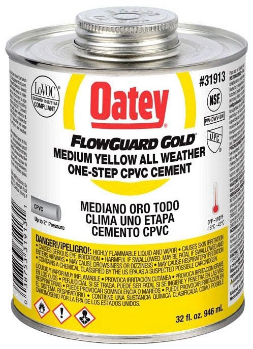 OAT 31913 QT CPVC FLOWGUARD GOLD