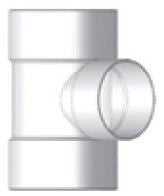 NIB 4811V-8 8 PVC VENT TEE